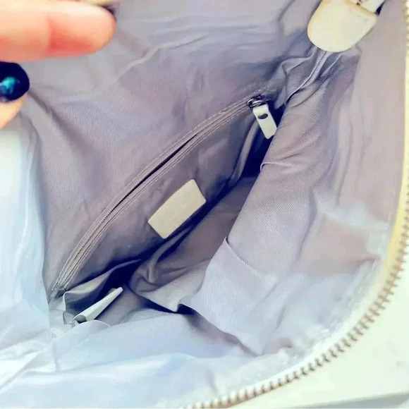 Nixon Leather White and Silver Foldable Clutch - Picture 6 of 6